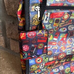 Cute Sydney Love Sydney To Go Colorful Tote with Zip closure and coin purse